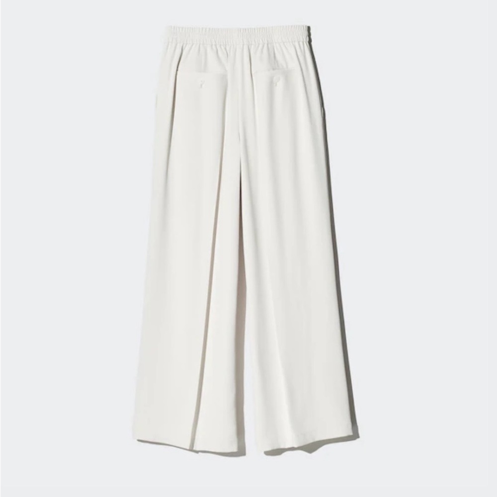 Uniqlo Women's Wide Leg Pants - Cream